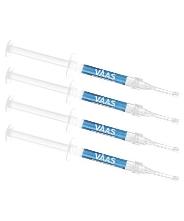 Teeth Whitening Gel Take Home - 4 Syringes for Teeth Whitening trays, 35% Carbamide Peroxide, Reduces Teeth Sensitivity (with Potassium-Nitrate), Trays Not Included, USA Made by Everest VAAS
