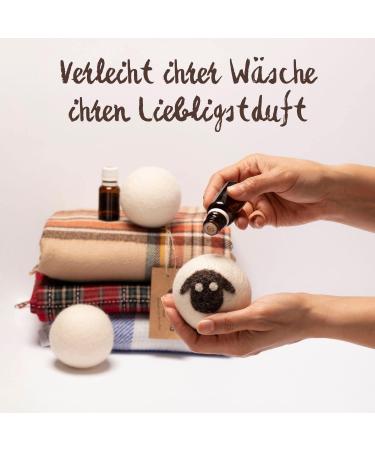 Buy Lahela XXL Dryer Balls (8cm) - 6 Pack with Lavender Oil - T V Certified 100% New Zealand Wool for Soft Fresh Laundry & Energy Savings - Buy Online on GoSupps.com