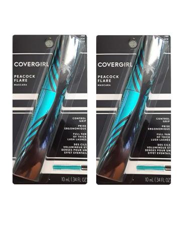 CoverGirl Peacock Flare Mascara Intense Black 790 - Pack of 2 - Buy Online on GoSupps.com
