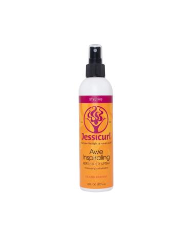 Jessicurl Awe Inspiraling Spray Island Fantasy 8 Fl oz. Moisturizing Midday Curl Refresher Spray for Curly Hair Curl Defining Island Fantasy 8 Fl Oz (Pack of 1)