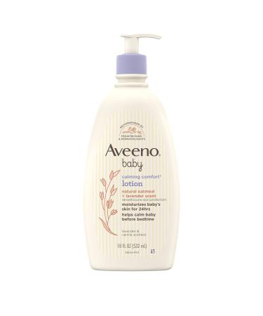 Aveeno Baby Calming Comfort Lotion Lavender & Vanilla 18 fl oz (532 ml)