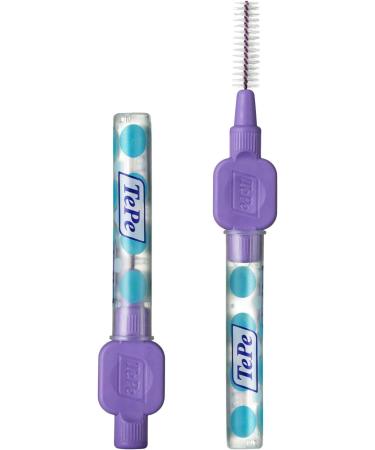 TEPE 1.1mm Size 6 Interdental Brush 8 Count - Violet | Pack of 1 - Buy Online on GoSupps.com