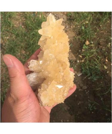 Meditation Home Decor Natural Yellow Calcite Quartz Crystal Ornaments Stone Meditation Reiki 1pc - Buy Online on GoSupps.com