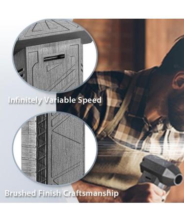 SUDNJIALQ Turbofan Hair Dryer 110000 Rpm Stepless Speed Regulation Multifunctionl Buckle Compoent Aluminum Alloy Snow Blower - Buy Online on GoSupps.com