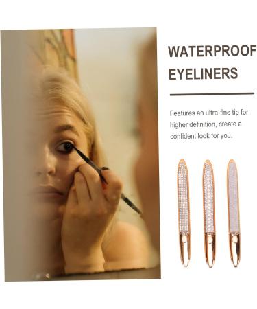 TOVINANNA Pen Ink Eyeliner 3pcs Eyeliner Eyelash Tool for False Lashes Eye Makeup Tool Makeup Pen Woman Self-adhesive Alloy - Buy Online on GoSupps.com