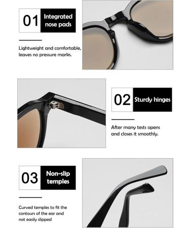 Koosufa Sun Reading Glasses for Men & Women - Stylish UV Protection Sunglasses with Six-Socket Frame | Available in 1.0 to 4.0 Magnification - Buy Online on GoSupps.com