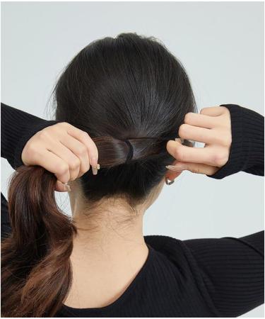 SURALIN 10 Pieces Women Hair Elastics Elastic Hair Bands for Women Hair Braided Hair Without Pulling Or Damaging The Ponytail Holder - Buy Online on GoSupps.com
