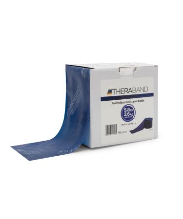THERABAND Resistance Bands 50 Yard Roll Professional Latex Elastic Band For Upper & Lower Body & Core Exercise Physical Therapy Pilates Home Workout Rehab Blue Extra Heavy Level 5 Blue - Extra Heavy