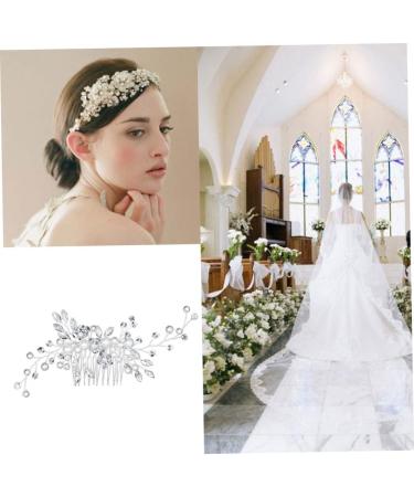 Hair Combs Slides Clips Bridal Flower Hair Pins for Girls Women Hair Accessories - Buy Online on GoSupps.com