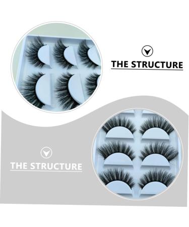 POPETPOP 5 Pairs Fake eyelashes self adhesive eyelashes natural look fake bottom lashes magnetic false eyelashes faux lashes easiest fake lashes set Extended section 3d fiber - Buy Online on GoSupps.com