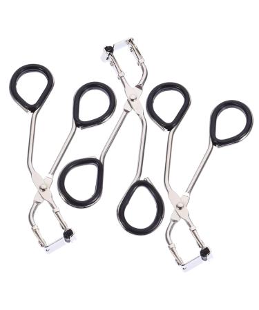 DOITOOL 3 Sets Silicone Eyelash Curler Makeup Supplies Eyelash Curler Silicone Refill Pads Eybrow Tweezer Shaper Lash Curling Clips Home Eyelash Tool Cosmetic Silicone Strip