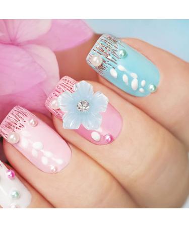 FOMIYES 2 Three-dimensional Nail Accessories Nails Gems Nail Art Accessories Nail Rhinestones Flower Nail Art Rhinestones Nail Decorations Flash Drilling 3d Resin The Flowers - Buy Online on GoSupps.com