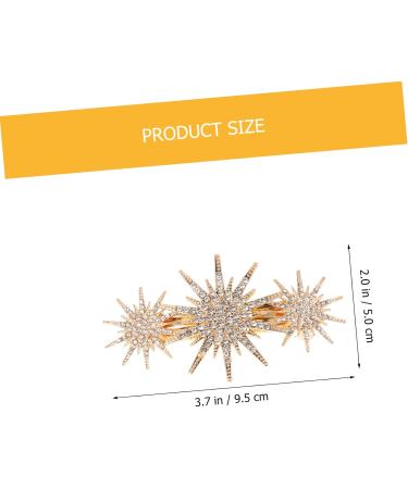 minkissy Hair Accessories Hair Clips Hair Barrettes Hair Clip for Girls Rhinestone Clip for Hair Decorative Hair Clip Women Hair Clip Clips for Hair Crystal Miss Hairpin Alloy - Buy Online on GoSupps.com