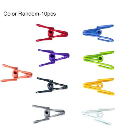 Porceosy 10-Piece Stainless Steel Laundry Clips - Elastic Robust Slip-Resistant & Windproof for Socks Underpants Scarves & Food Packaging - Buy Online on GoSupps.com