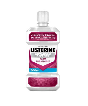 Listerine Advanced Defence Gum Treatment for Gingivitis 500ml 16.9 Fl Oz (Pack of 1)