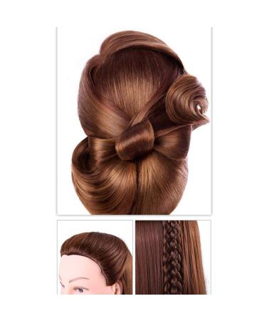 80 cm Hairdresser Head Doll - High Temperature Silk Training Model for Hairdressing | Havea Makeup Face - Buy Online on GoSupps.com