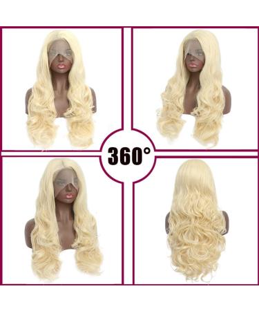 Bestung 24 613 Blonde Lace Front Wig for Women - Natural Wavy Synthetic Hair - Party-Ready Style - Buy Online on GoSupps.com