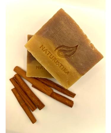 Cinnabee Cinnamon Honey Handmade Soap Bars - Organic, Moisturizing, and All-Natural Choice for Men & Women - Great for Bath, Body, and Face - Buy Online on GoSupps.com