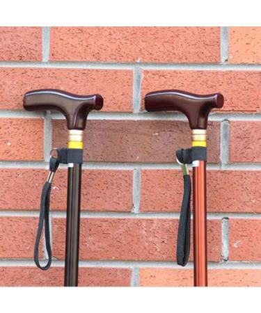 Crutches Old Man Solid Wood Handle Portable Telescopic Cane Slip Elderly Cane Walking aid Walking Stick Elegant - Buy Online on GoSupps.com