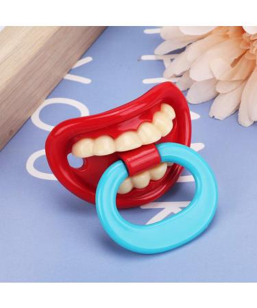 Zerodis Baby Funny Dummy Pacifier - BPA Free Silicone Nipple for Newborns & Toddlers | Cute Kissable Lips & Anti-Off Design | International Shipping Available - Buy Online on GoSupps.com
