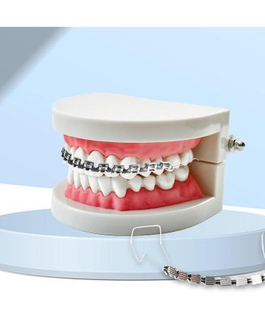 1 Pair of Temporary Tooth Decoration Teeth Retainer Practical Brackets para Dientes Sturdy Retenedores de Dientes Ortodoncia Props for Dental Students to Practice (Black) - Buy Online on GoSupps.com