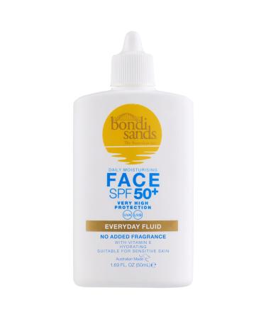 Guhl Ikebana Bondi Sands Face Fluid LSFSPF 50+ Everyday Facial Fluid Moisturizing Suitable for sensitive skin UVAUVB protection