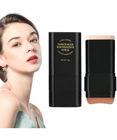 Wezalget Full Coverage Foundation Stick Foundation Stick 15G Dual-Head Skin Foundation Long-Lasting Face Concealer for Girls Face - Buy Online on GoSupps.com
