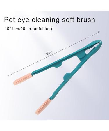 2-Piece Dog Tear Stain Remover & Eye Comb Brush Set - Effective Pet Care for Happy Clean Eyes - Buy Online on GoSupps.com