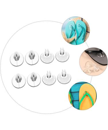 NOLITOY Non-Slip Flip-Flops Pads - 4 Pairs Silicone Inserts for Sandals & Thong Shoes | Forefoot Comfort & Toe Protection - Buy Online on GoSupps.com