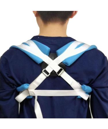 Posture Corrector Strap - Adjustable Figure 8 Clavicle Support Belt for Better Posture | Breathable Comfort (L - Buy Online on GoSupps.com
