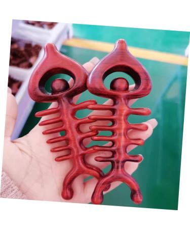 Magiclulu Body Massage Device - Wooden Gua Sha Tool for Creative Massage & Pain Relief | International Shipping Available - Buy Online on GoSupps.com
