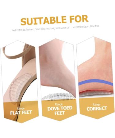 NOLITOY 16 Pairs Striped Arch Pads | Supportive Foot Cushions & Insoles for Men | Nonslip Flat Foot Arch Support & High Heel Gel Pads - Buy Online on GoSupps.com