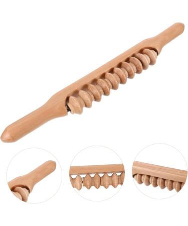Lalafina Roller Scraping Stick - Wood Massage Tool for Muscle Relief | Yoga Roller & Body Massager - Buy Online on GoSupps.com