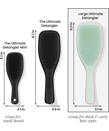 Tangle Teezer Large Ultimate Detangler Hairbrush | Ideal for Long Thick Curly Hair | Two-Tiered Teeth for Gentle Detangling | Reduces Breakage | Ergonomic Handle | Rose Sage - Buy Online on GoSupps.com