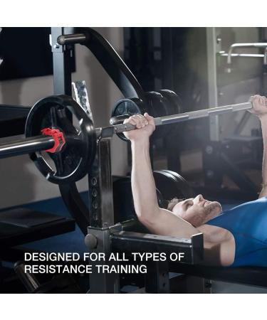 Tioamy Dumbbell Closures & Barbell Collars - 50mm Weightlifting Spinlock Clamps for Gym Equipment | Durable & Secure Pair for Olympic Barbell - Buy Online on GoSupps.com