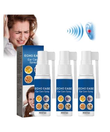 EchoEase Tinnitus Inhaler 2024 Best EchoEase Tinnitus Relief Spray EchoEase Spray EchoEase for Tinnitus Tinnitus Relief for Ringing Ears Quickly Reduce Ear Noise and Improve Hearing (3PC)