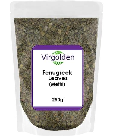 Fenugreek Leaves (Methi) 250g - Premium Indian Seasoning for Curries & Paranthas by Virgolden - Buy Online on GoSupps.com