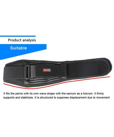 SI Belt - Adjustable Sacroiliac Belt for Pain Relief | Sciatic Pelvic & Lower Back Support | Unisex SI Joint Brace (Black ML - Buy Online on GoSupps.com