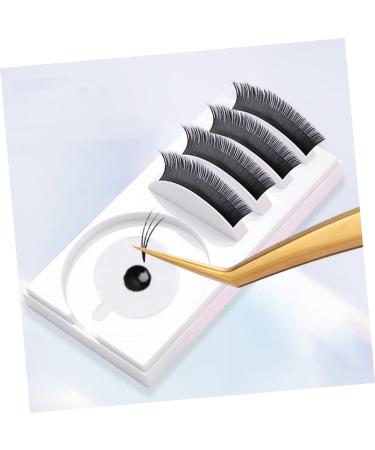  Healvian Healvian 4 Piece Lash Grafting Pallet Durable Eyelash Pallet with Surface Practical for Eyelash Extensions Suitable for Professionals Beginners Available in Pink White - Buy Online on GoSupps.com