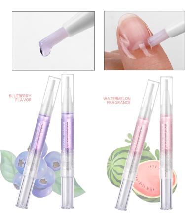 Nail & Cuticle Oil Pen Set with Jojoba Seed Oil for Nail Care and Revitalization - 2PCS Hand & Nail Treatment for Pedicure - Buy Online on GoSupps.com