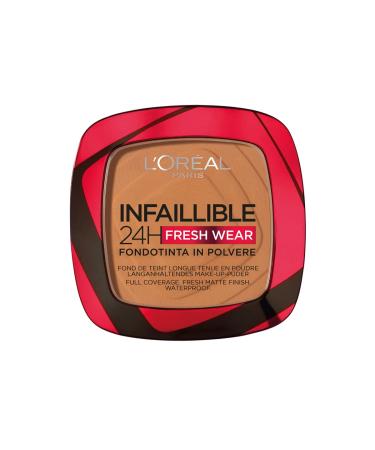L'Or al Paris Infaillible 24h Fresh Wear Make-up powder 330 Hazelnute Matting Make-Up powder waterproof welding festival up to 24h No. 330 Hazelnut