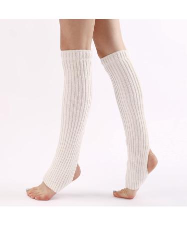 Winter Crochet Knit Leg Warmers for Women - Thigh-High Yoga Socks & Boot Covers | Harajuku Style - Buy Online on GoSupps.com