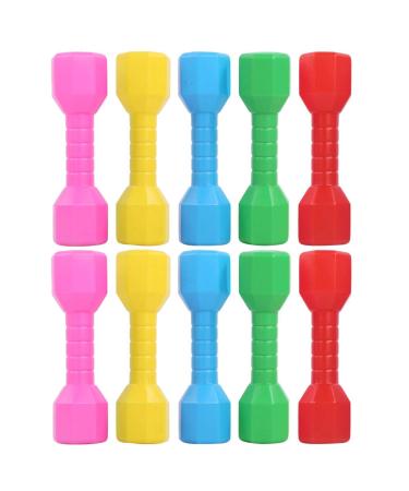 Weikeya toy dumbbell colorful design small dumbbells not easy to deform fitness dumbbells for dance props for outdoor sports fun