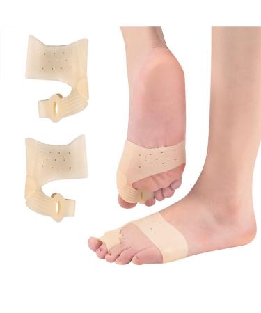 2pcs Big Bone Orthopedic Bunion Correction Pedicure Socks Silicone Hallux Valgus Corrector Braces Toes Separator Feet Care Tool