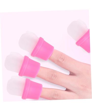 20 pi ces Manucure Dissolvant Ongles Silicone Doux R utilisable Outil Enveloppe pour Enlever Vernis Semi-permanent Gel UV Adapt Nettoyage Naturel et Colle Ongles - Buy Online on GoSupps.com