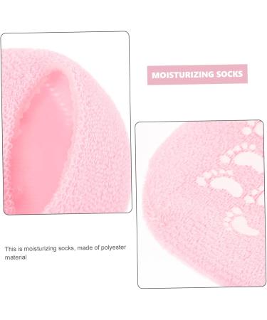 COOLHIYA 1 Set Moisturizing Gloves & Socks spa Gloves Men Essential Oils Hand lotions Men Lotion Hydrating Lotion Mittens for Men Pink Lotion Socks Polyester and Gel Dry Hands Man - Buy Online on GoSupps.com