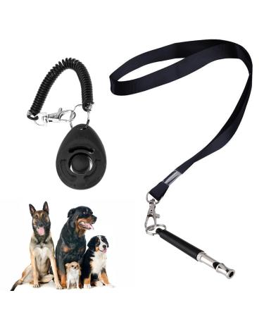 Jaimela dog whistle and dogs clicker dog training accessories set professional training pipe with standardized frequency trill pipe for dogs and dog clickers