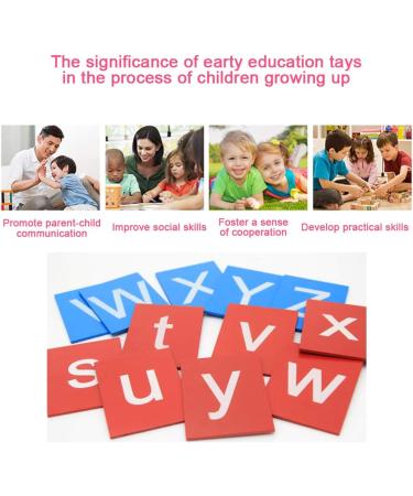 Buy Woorea Montessori Sandpaper Letters - Educational Toys for 3 Year Olds | Early Learning Montessori Toys for Kids - Buy Online on GoSupps.com