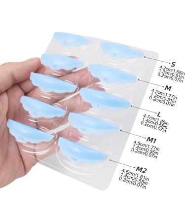 znutc Silicone Eyelash Pads - 5 Pairs Eyelash Holder Pads - Reusable Skin-Friendly Lash Lift Supplies for Creating Naturally Curled Eyelashes - Buy Online on GoSupps.com