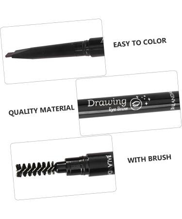 FOMIYES 3pcs Eyebrow Pencil Brush Makeup Eyebrow Pencils Chocolate To Rotate Double Head 1 count (Pack of 1) Chocolatex3pcs - Buy Online on GoSupps.com
